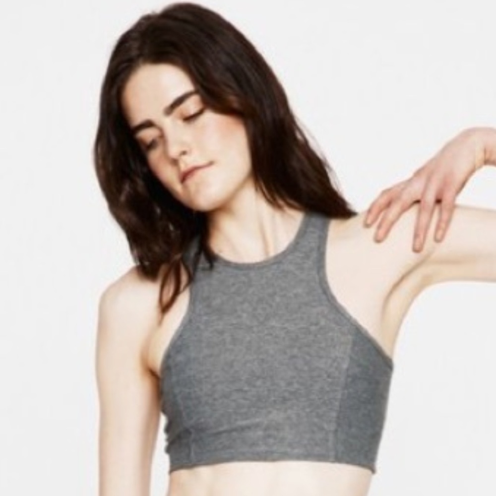 Outdoor Voices Athena Crop Top Graphite SOLD OUT